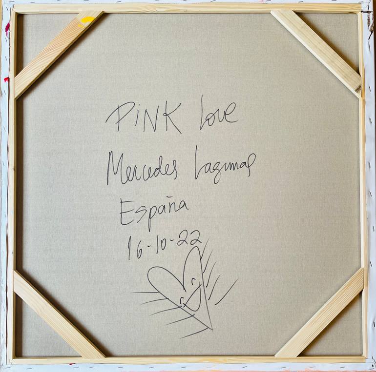 Original Folk Love Painting by Mercedes Lagunas