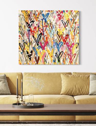 Original Abstract Expressionism Abstract Paintings by Mercedes Lagunas