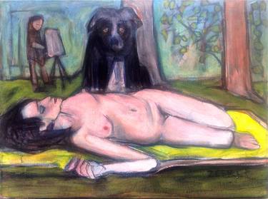 Original Nude Painting by Rob Zeer