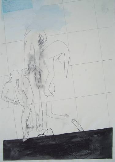 Original Figurative People Drawings by Vanja Subotić