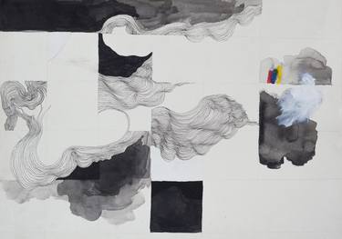 Original Modern Abstract Drawings by Vanja Subotić