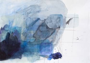 Original Abstract Expressionism Abstract Drawings by Vanja Subotić