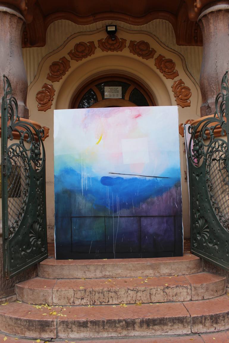 Original Modernism Abstract Painting by Vanja Subotić