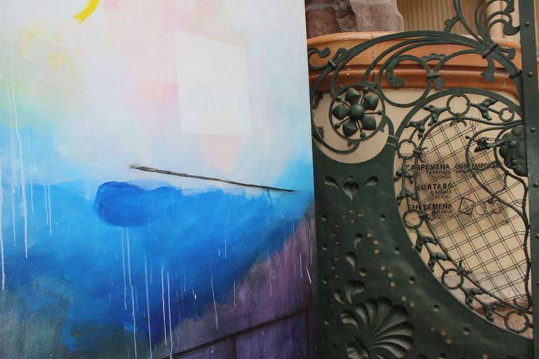 Original Modernism Abstract Painting by Vanja Subotić