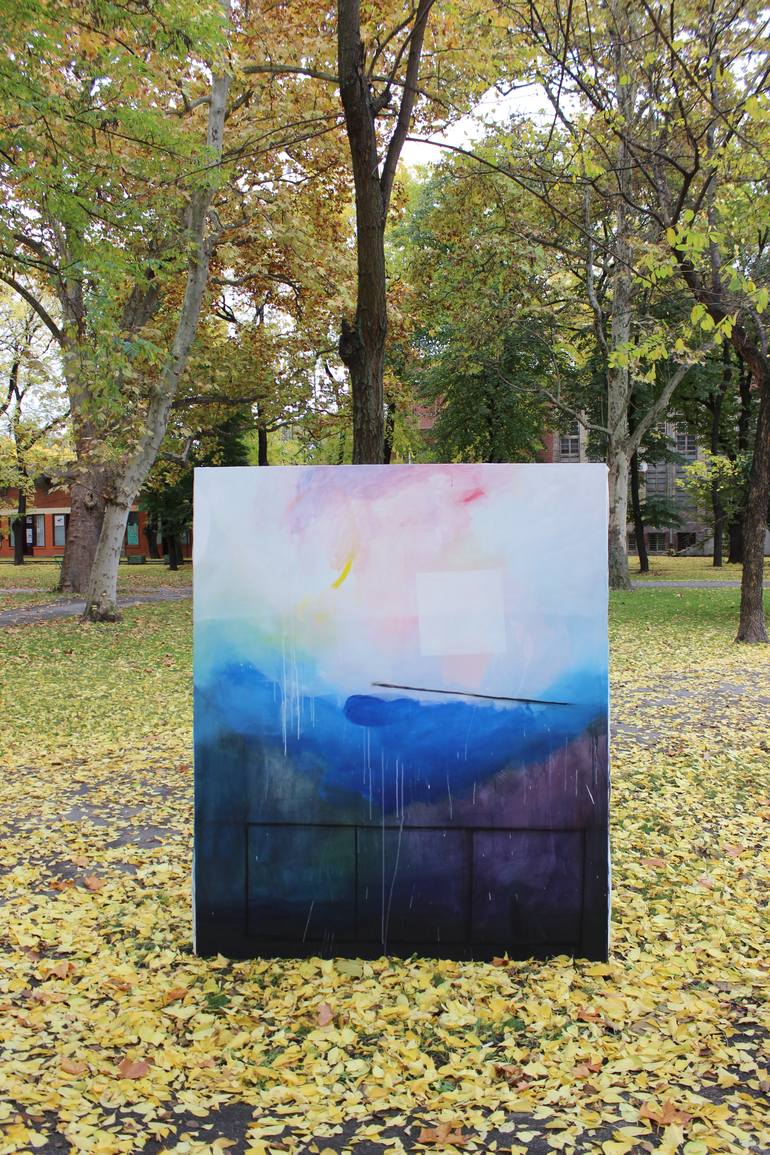 Original Modernism Abstract Painting by Vanja Subotić