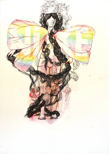 Original Figurative Women Drawings by Vanja Subotić