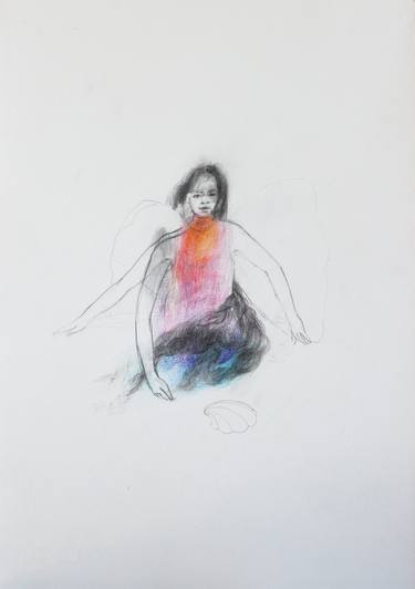 Original Figurative Women Drawings by Vanja Subotić