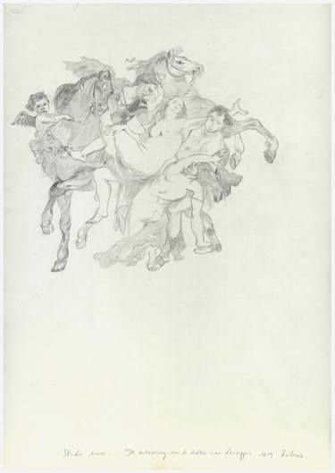 Print of Fine Art Classical mythology Drawings by Kathleen Maenhout
