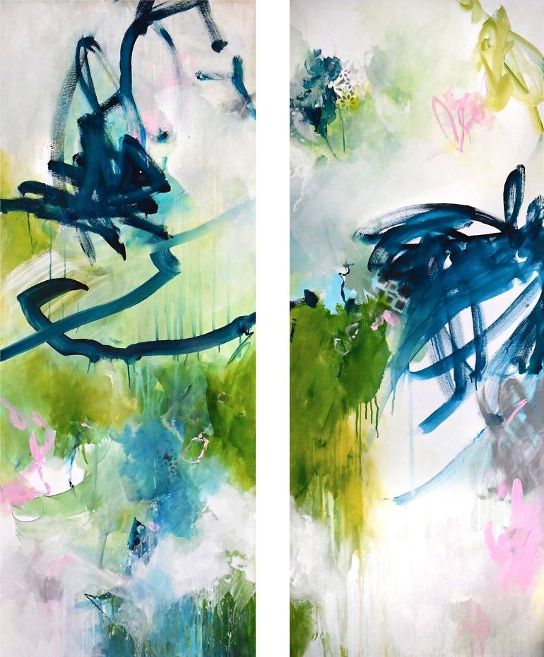 Original Abstract Paintings by Kirsten Handelmann