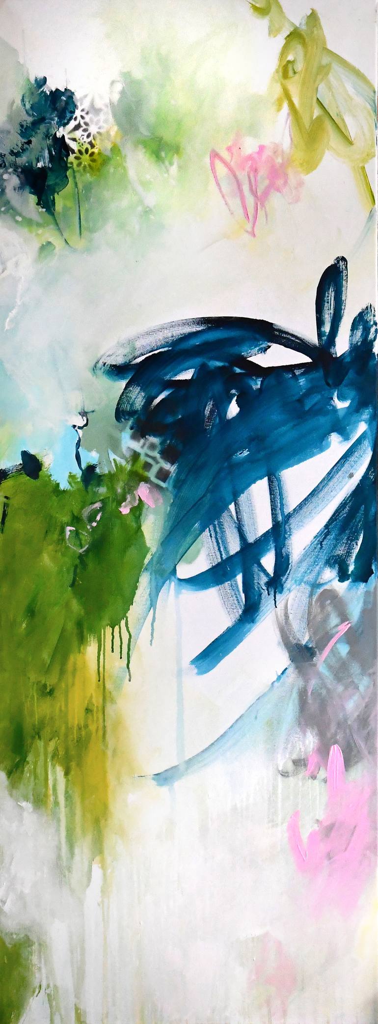 Original Abstract Expressionism Abstract Painting by Kirsten Handelmann