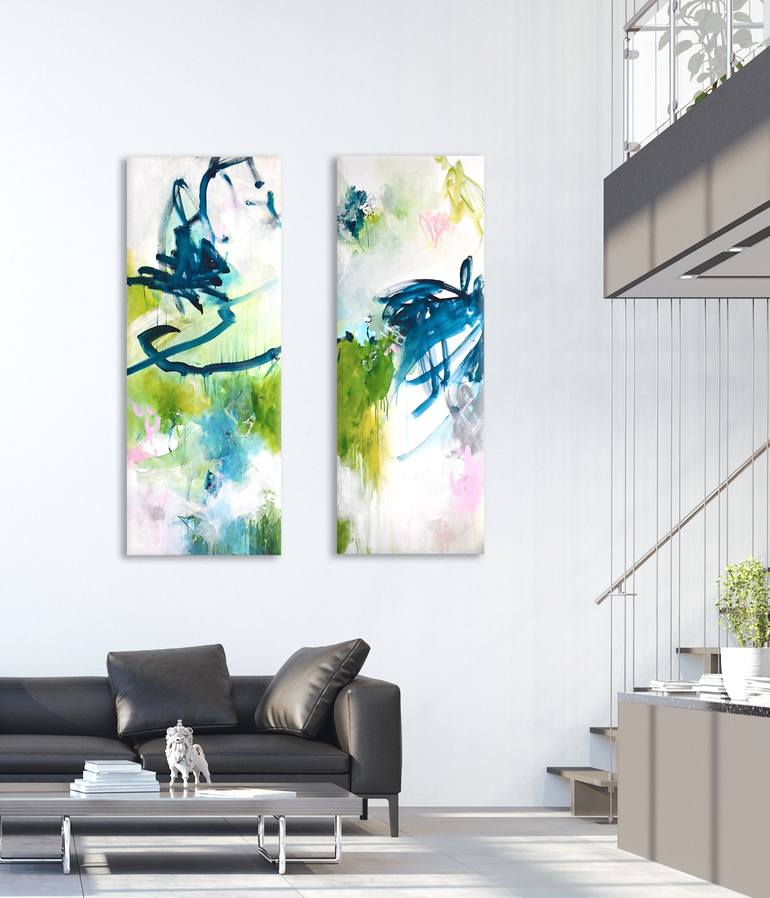 Original Abstract Painting by Kirsten Handelmann