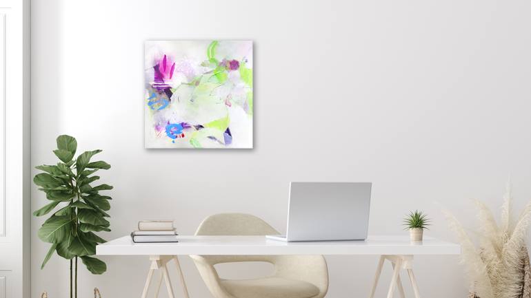 Original Abstract Expressionism Abstract Painting by Kirsten Handelmann