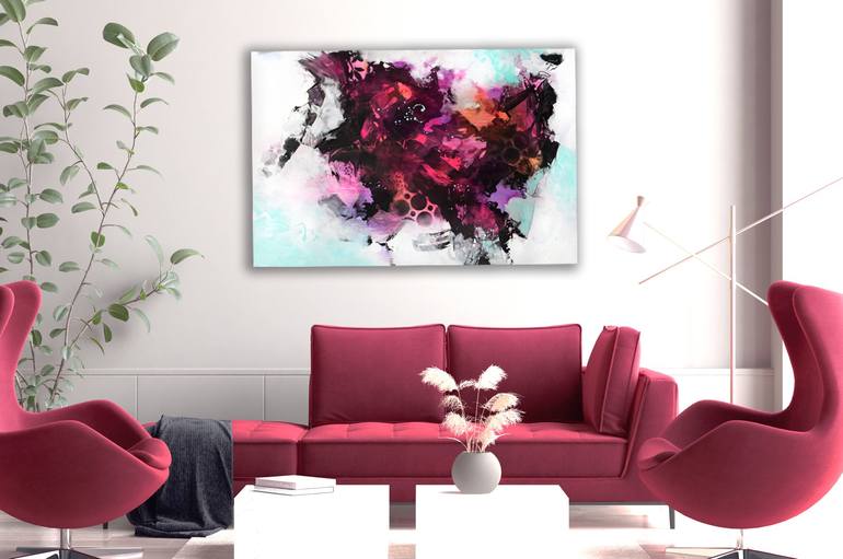 Original Abstract Painting by Kirsten Handelmann