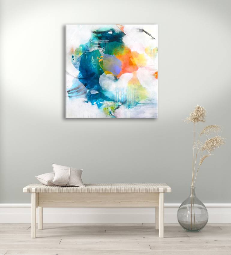 Original Abstract Painting by Kirsten Handelmann