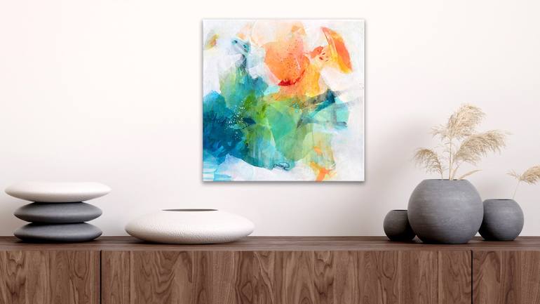 Original Abstract Painting by Kirsten Handelmann