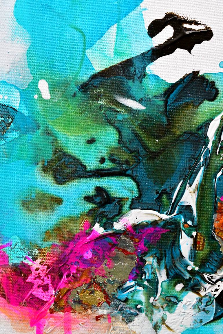 Original Abstract Expressionism Abstract Painting by Kirsten Handelmann