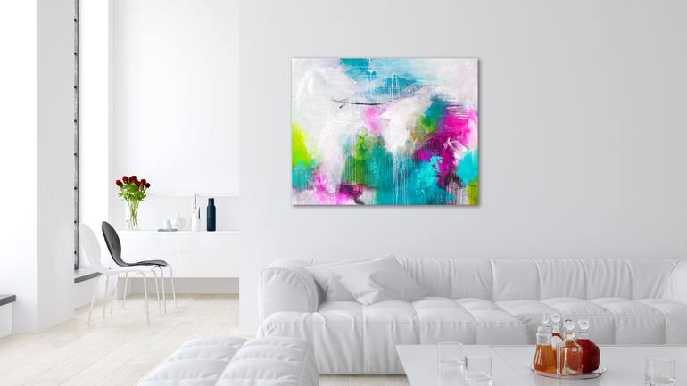 Original Abstract Painting by Kirsten Handelmann