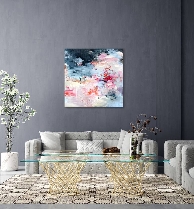 Original Abstract Painting by Kirsten Handelmann