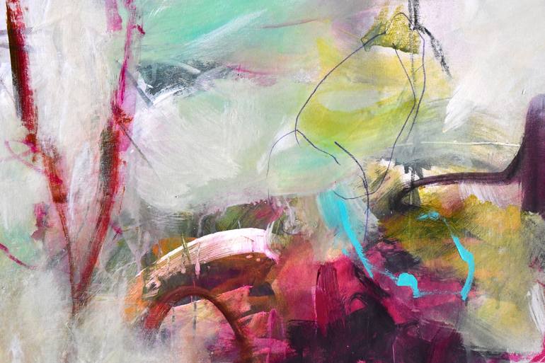 Original Abstract Expressionism Abstract Painting by Kirsten Handelmann