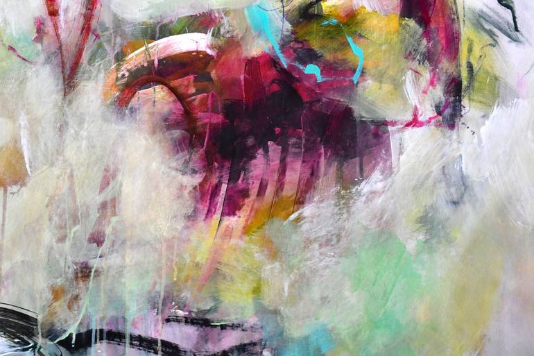 Original Abstract Expressionism Abstract Painting by Kirsten Handelmann