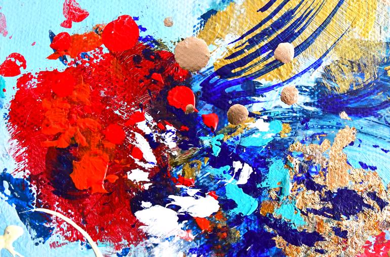 Original Abstract Expressionism Abstract Painting by Kirsten Handelmann