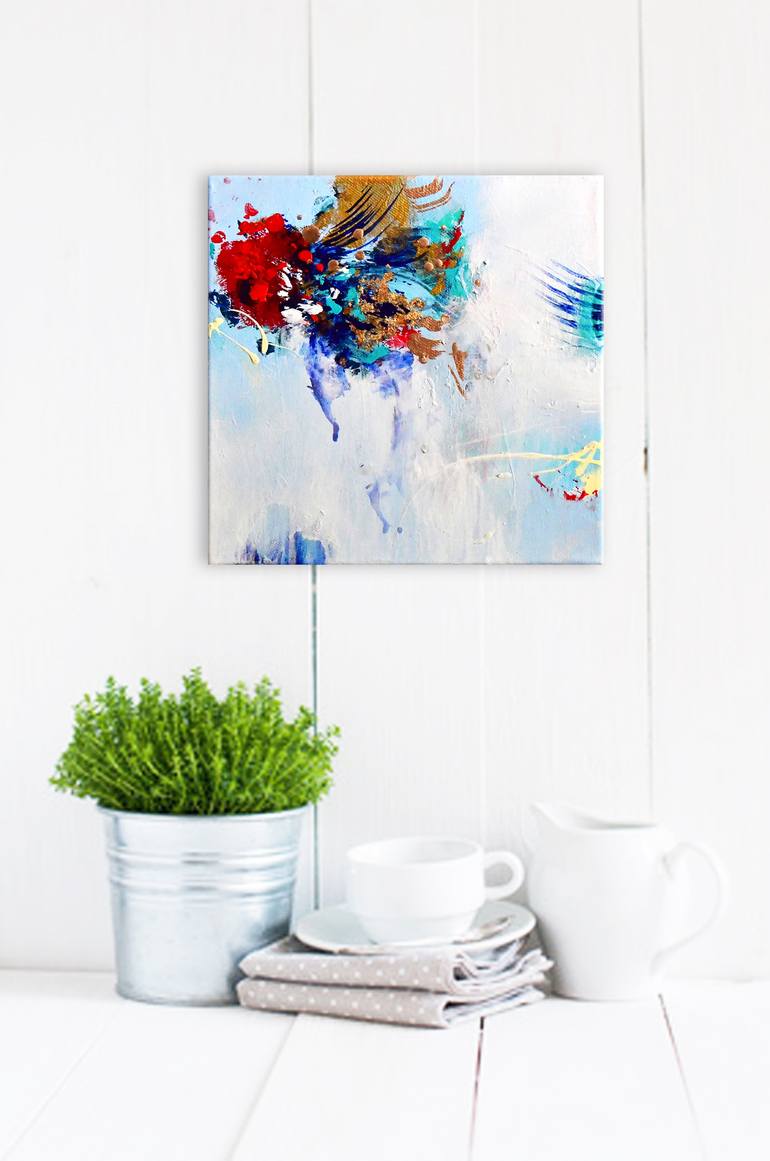 Original Abstract Expressionism Abstract Painting by Kirsten Handelmann