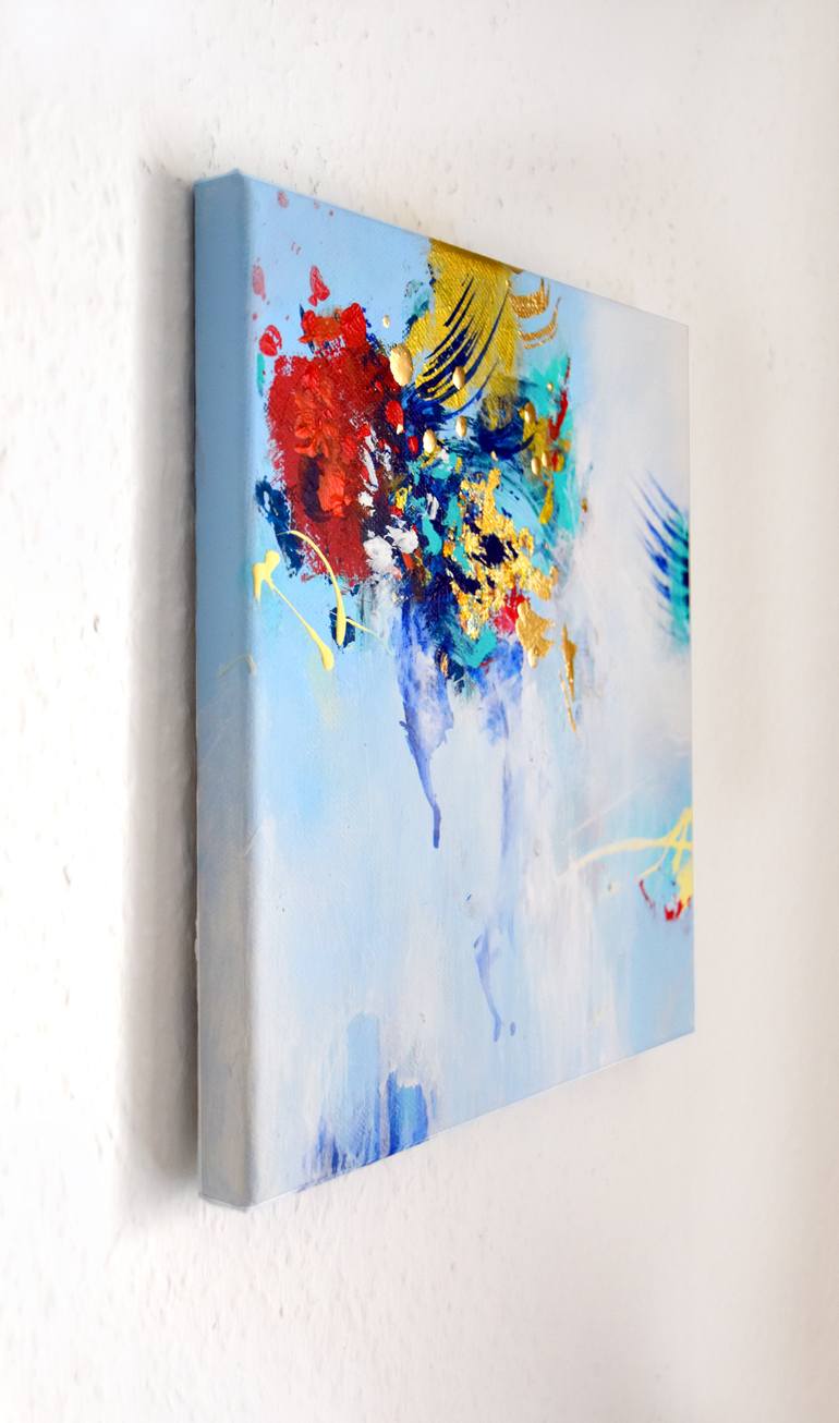 Original Abstract Expressionism Abstract Painting by Kirsten Handelmann