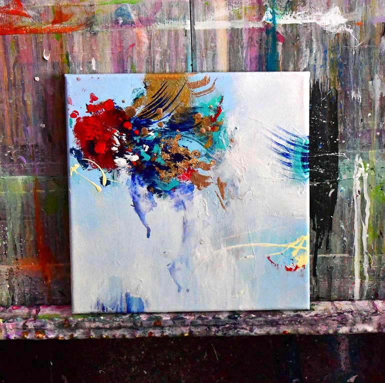 Original Abstract Expressionism Abstract Painting by Kirsten Handelmann