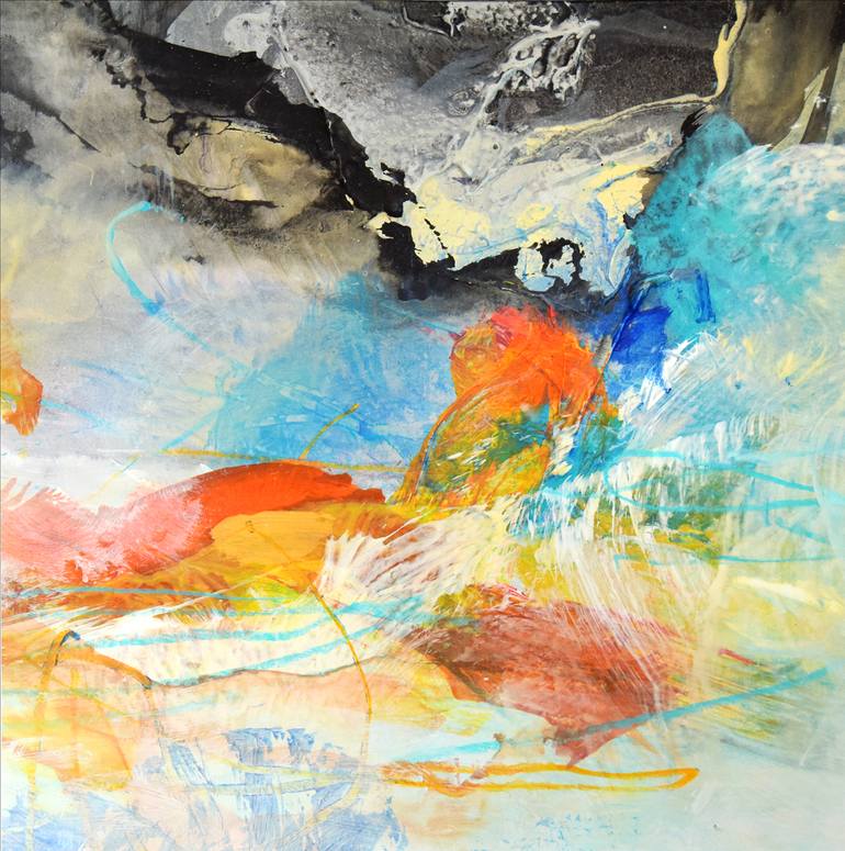 Original Abstract Painting by Kirsten Handelmann