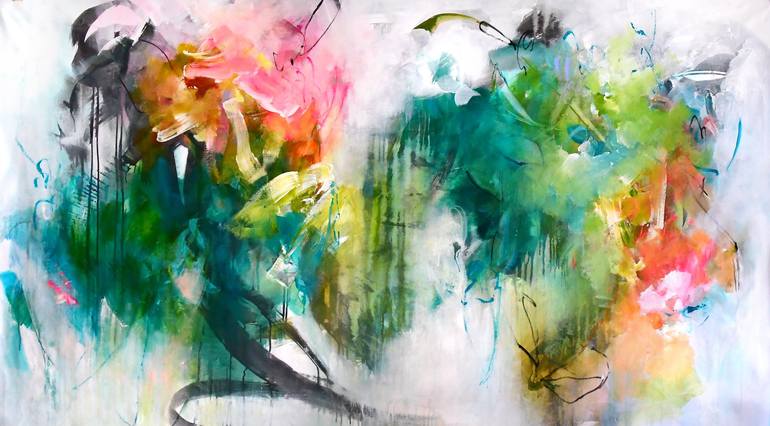 Print of Abstract Expressionism Abstract Paintings by Kirsten Handelmann