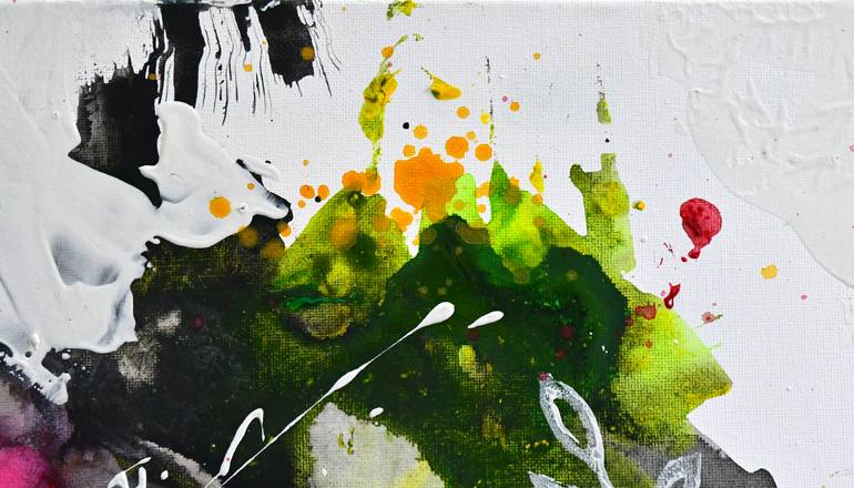 Original Abstract Expressionism Abstract Painting by Kirsten Handelmann