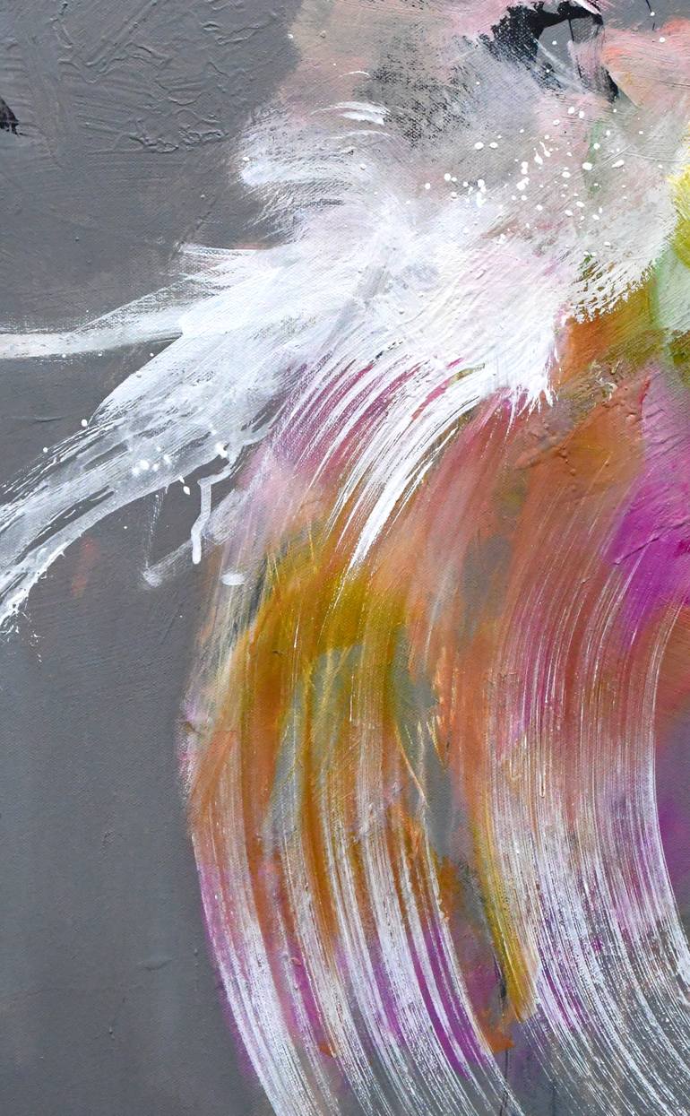 Original Abstract Botanic Painting by Kirsten Handelmann