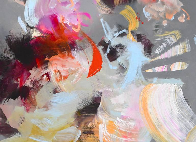 Original Abstract Expressionism Abstract Painting by Kirsten Handelmann