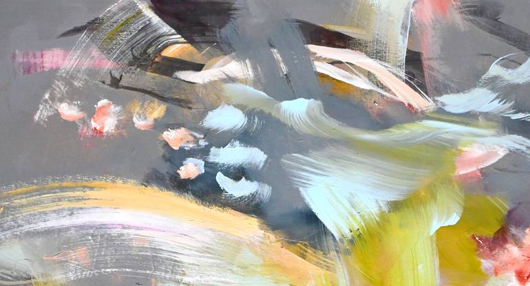 Original Abstract Expressionism Abstract Painting by Kirsten Handelmann