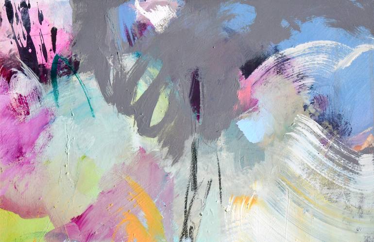 Original Abstract Expressionism Abstract Painting by Kirsten Handelmann