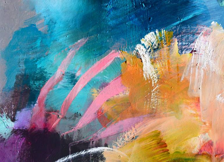 Original Abstract Expressionism Abstract Painting by Kirsten Handelmann