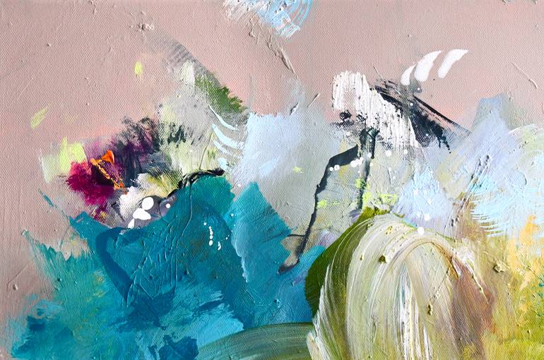 Original Abstract Expressionism Abstract Painting by Kirsten Handelmann