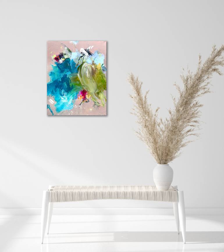 Original Abstract Expressionism Abstract Painting by Kirsten Handelmann