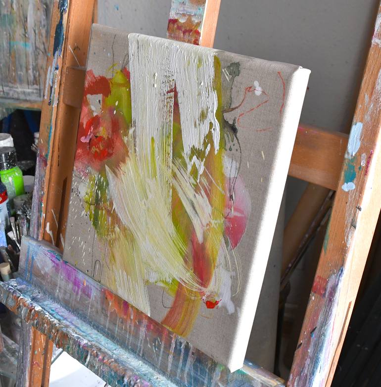 Original Abstract Expressionism Abstract Painting by Kirsten Handelmann