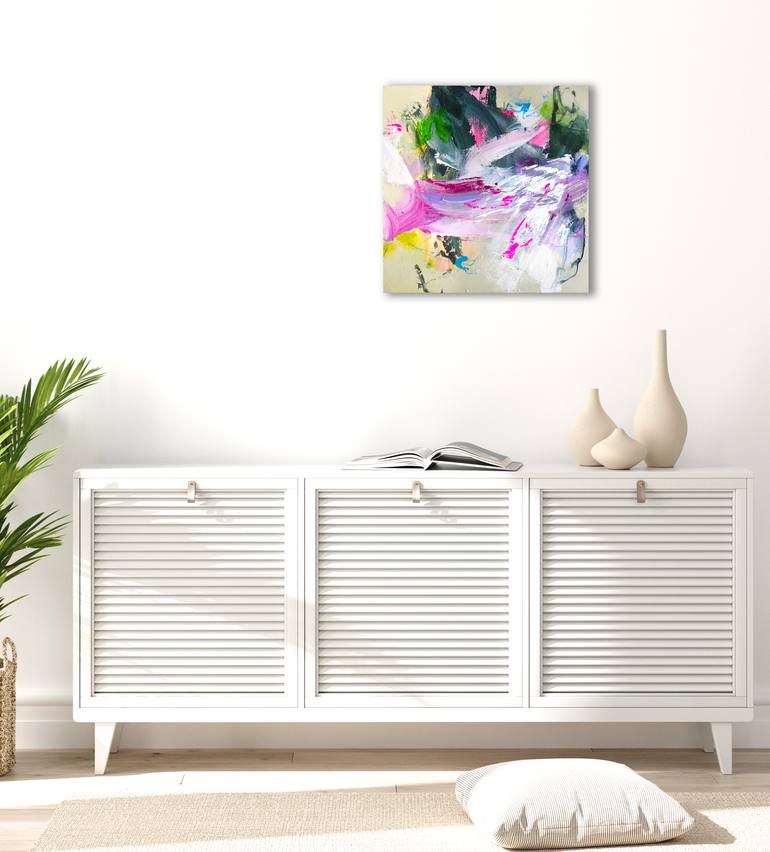 Original Abstract Expressionism Abstract Painting by Kirsten Handelmann