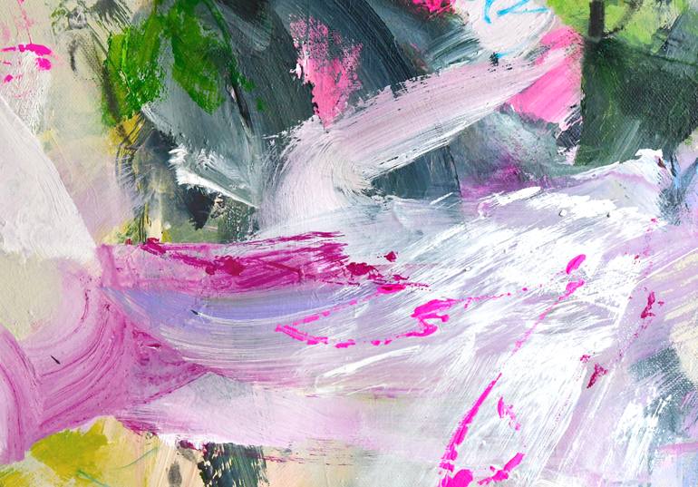 Original Abstract Expressionism Abstract Painting by Kirsten Handelmann