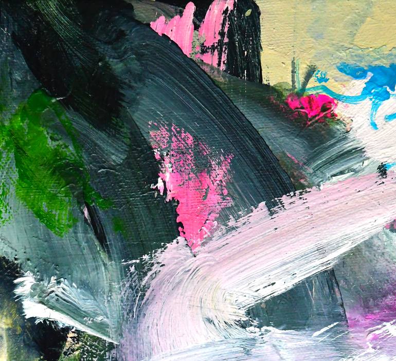 Original Abstract Expressionism Abstract Painting by Kirsten Handelmann