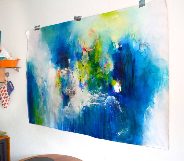 Original Abstract Painting by Kirsten Handelmann