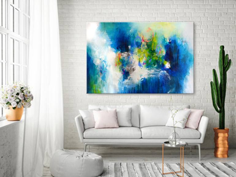 Original Abstract Painting by Kirsten Handelmann