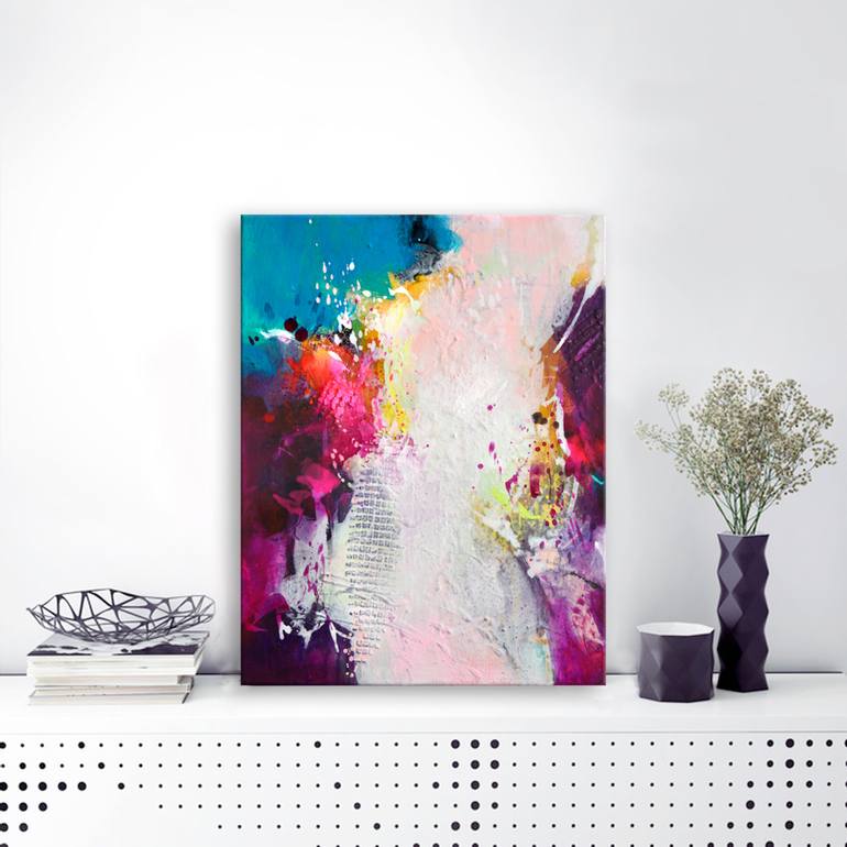 Original Abstract Painting by Kirsten Handelmann