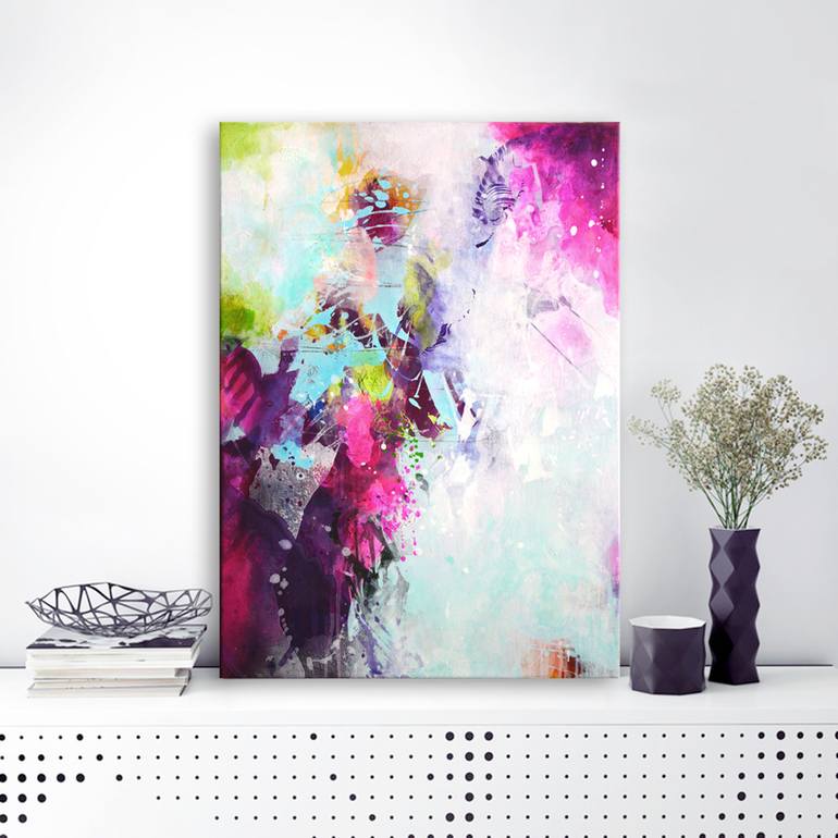 Original Abstract Painting by Kirsten Handelmann