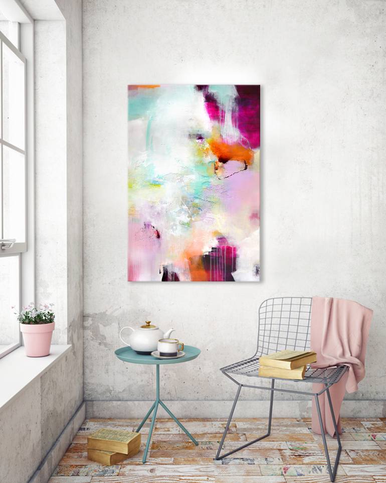 Original Abstract Painting by Kirsten Handelmann