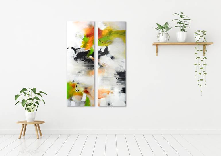 Original Abstract Painting by Kirsten Handelmann