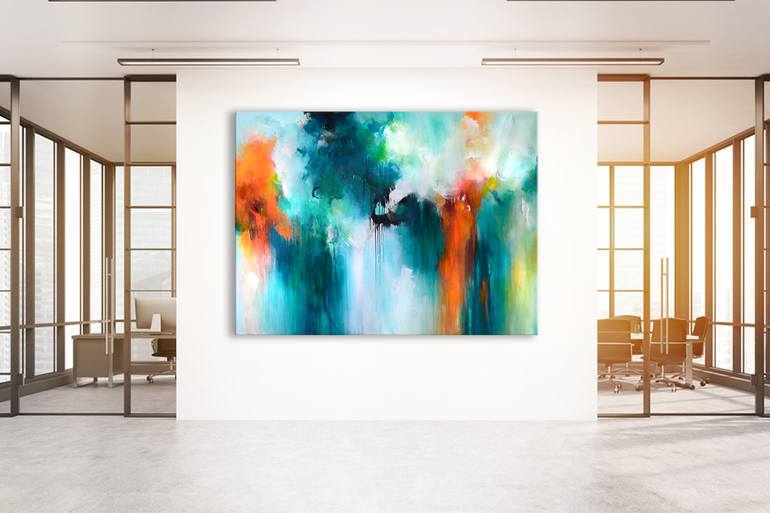 Original Abstract Painting by Kirsten Handelmann