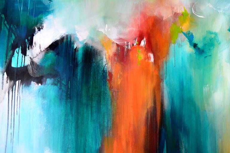 Original Abstract Painting by Kirsten Handelmann